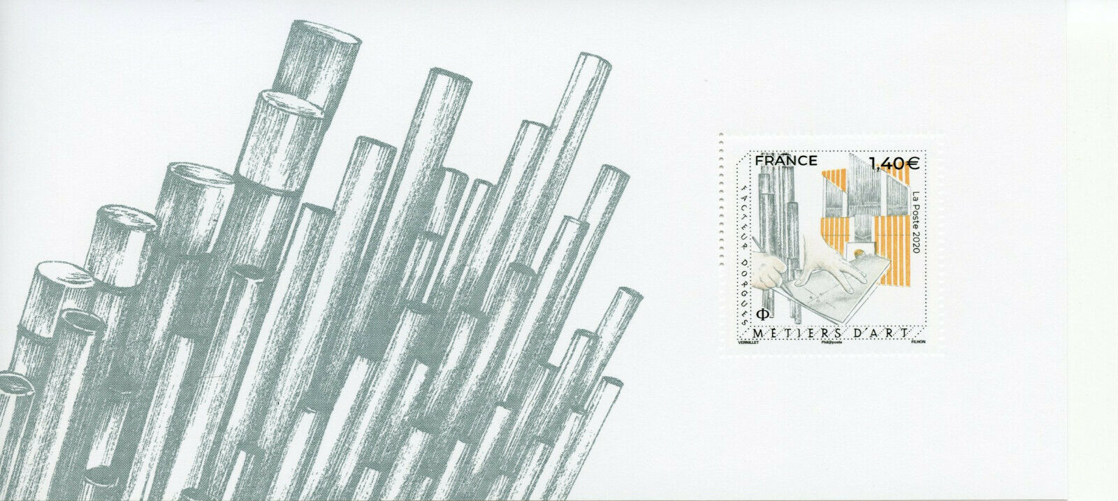 France Arts & Crafts Stamps 2020 MNH Organ Builder Organs 1v M/S Phil Souvenir