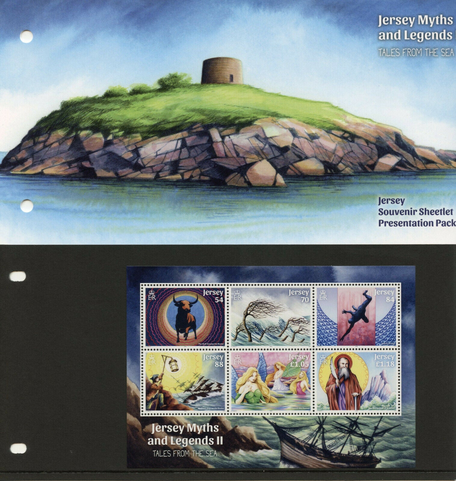 Jersey Mythology Stamps 2020 MNH Myths & Legends Tales from Sea 6v M/S Pres Pack