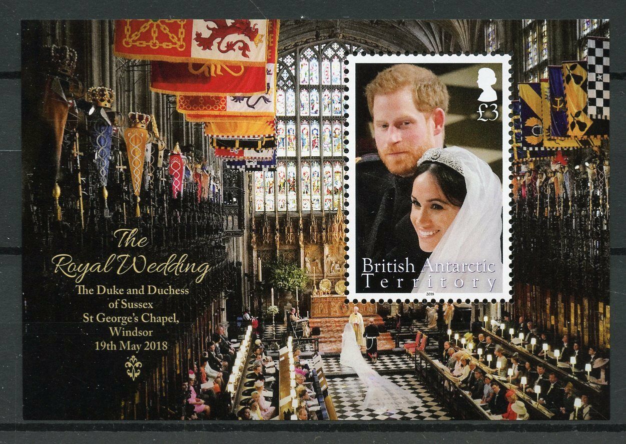 BAT 2018 MNH Royalty Stamps Prince Harry Meghan Royal Wedding 1v M/S