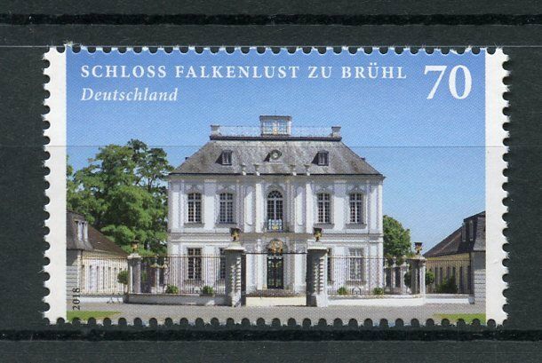 Germany 2018 MNH Falkenlust zu Bruehl Castle 1v Set Castles Architecture Stamps