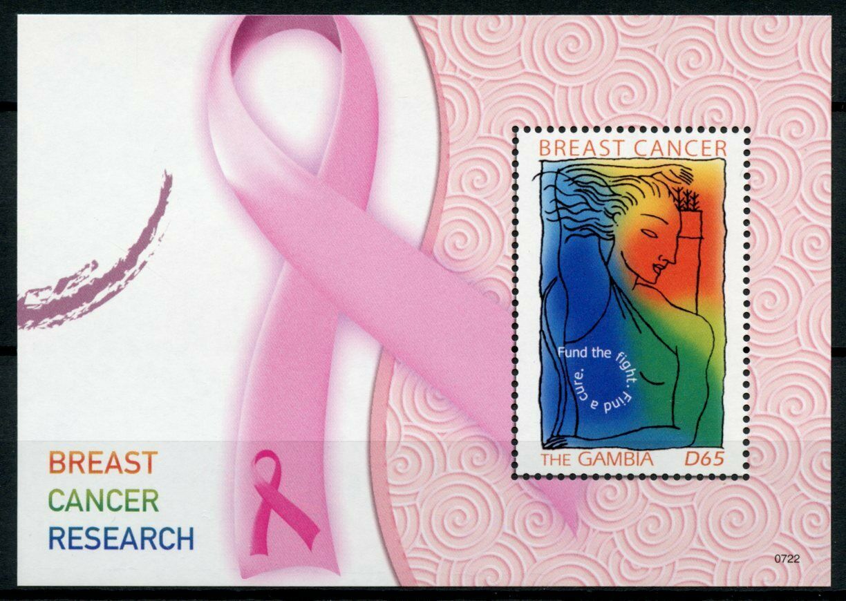 Gambia 2007 MNH Medical Stamps Breast Cancer Research Health 1v S/S