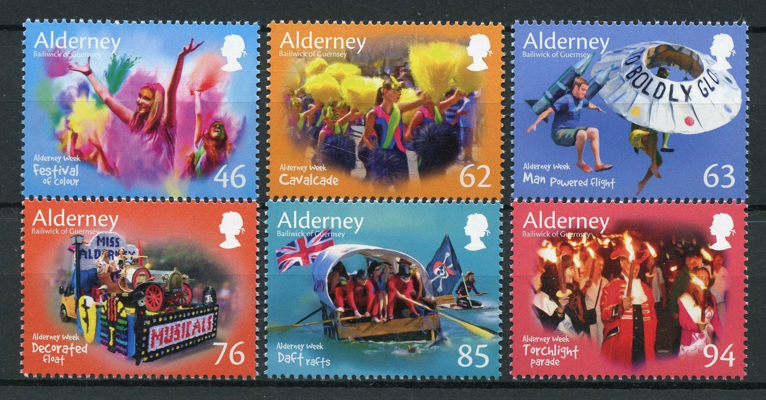 Alderney 2018 MNH Cultures Stamps Alderney Week Festivals Floats Parades 6v Set