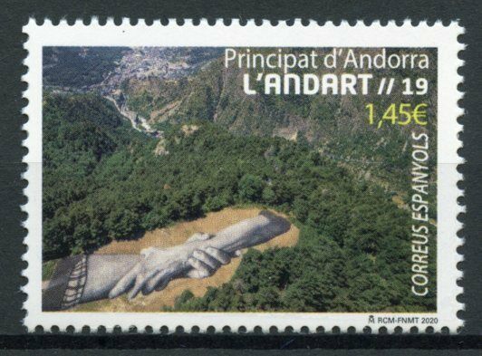 Spanish Andorra Landscapes Stamps 2020 MNH Land Art L'Andart Nature 1v Set