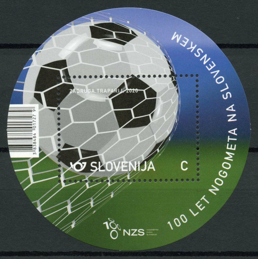 Slovenia Sports Stamps 2020 MNH Football 100 Years Soccer 1v M/S