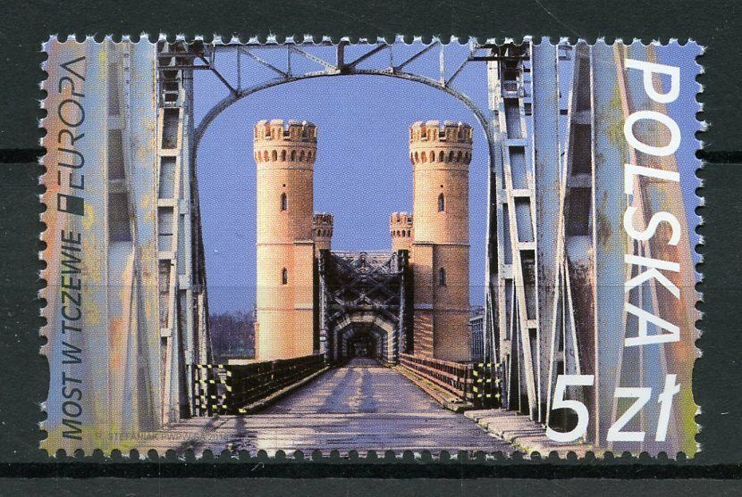 Poland 2018 MNH Bridges Europa Most Tczewski 1v Set Architecture Stamps