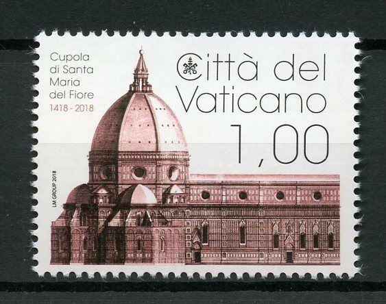 Vatican City 2018 MNH Santa Maria del Fiore Dome 600th Anniv 1v Set Stamps