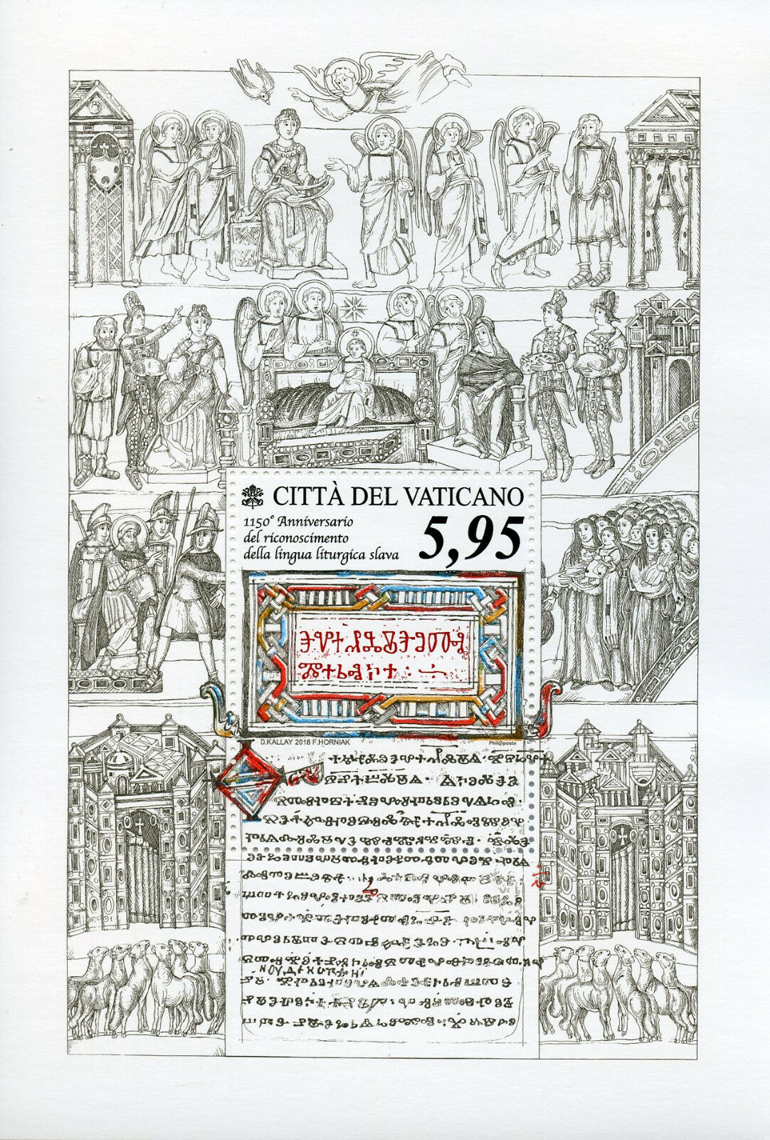 Vatican City 2018 MNH Slovak Lithurgical Language JIS Slovakia 1v M/S Stamps