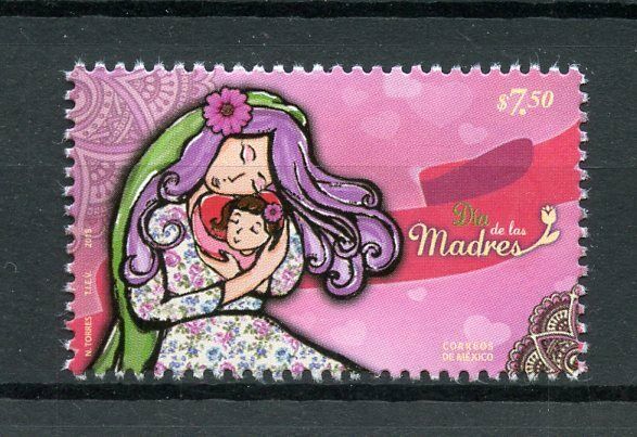Mexico 2018 MNH Dia de los Madres Mothers Mother's Day 1v Set Stamps
