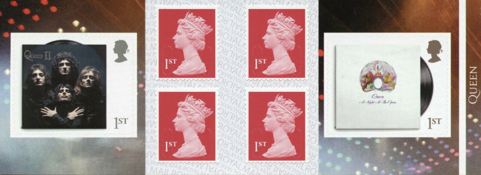 GB Music Stamps 2020 MNH Queen Album Covers Machin 6v S/A Booklet