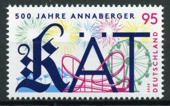 Germany Cultures Stamps 2020 MNH Annaberger Kat Folk Festival Festivals 1v Set