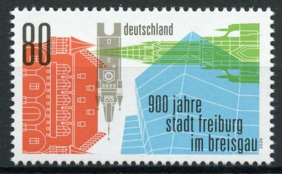 Germany Architecture Stamps 2020 MNH Freiburg im Breisgau 900 Years 1v Set
