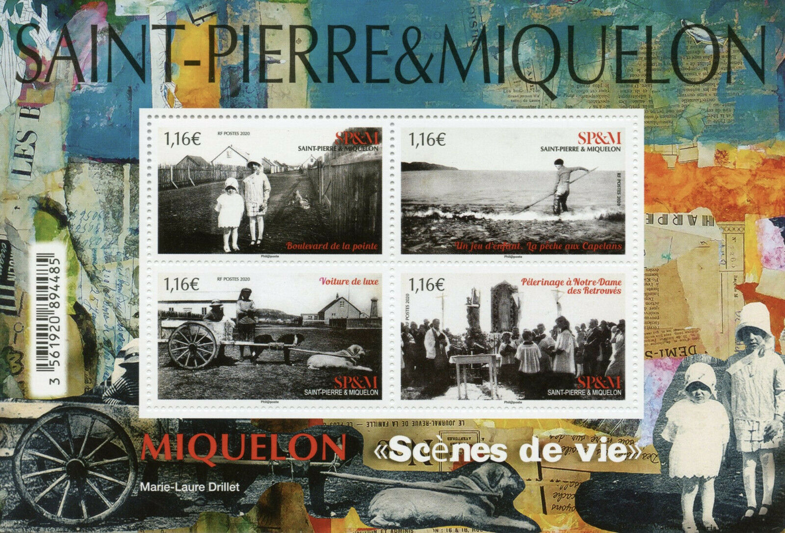 Saint-Pierre & Miquelon SP&M Cultures Stamps 2020 MNH Daily Life Scenes 4v M/S
