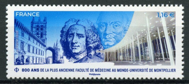 France Medical Stamps 2020 MNH Faculty of Medicine Montpellier University 1v Set