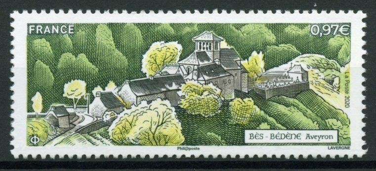 France Landscapes Stamps 2020 MNH Bes Bedene Aveyron Architecture 1v Set