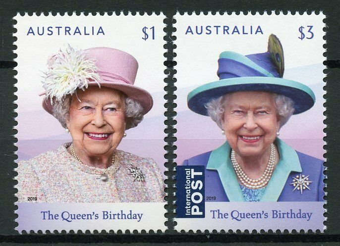 Australia 2019 MNH Queen Elizabeth II 93rd Birthday 2v Set Royalty Stamps