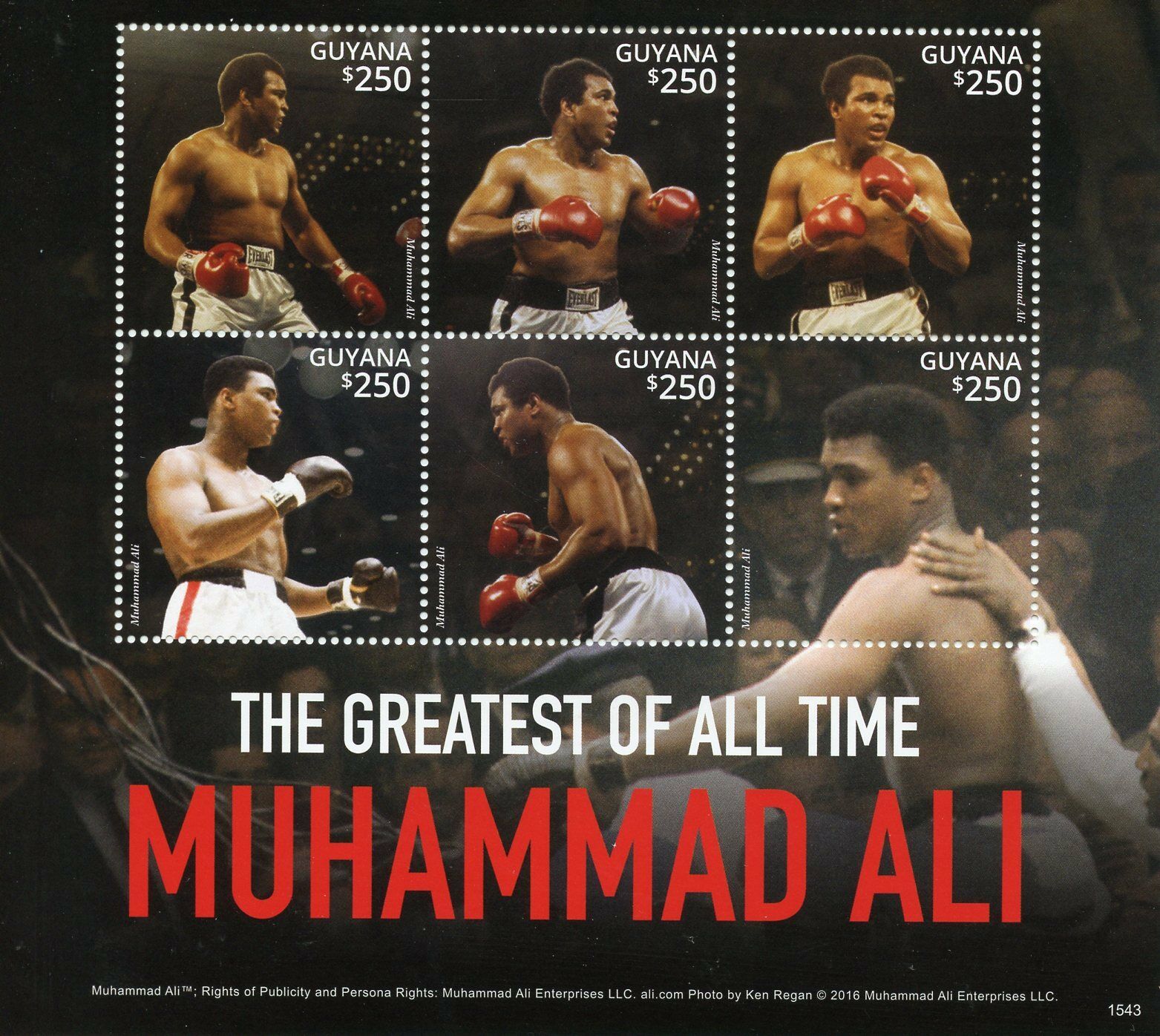 Guyana 2015 MNH Boxing Stamps Muhammad Ali Famous People Sports 6v M/S