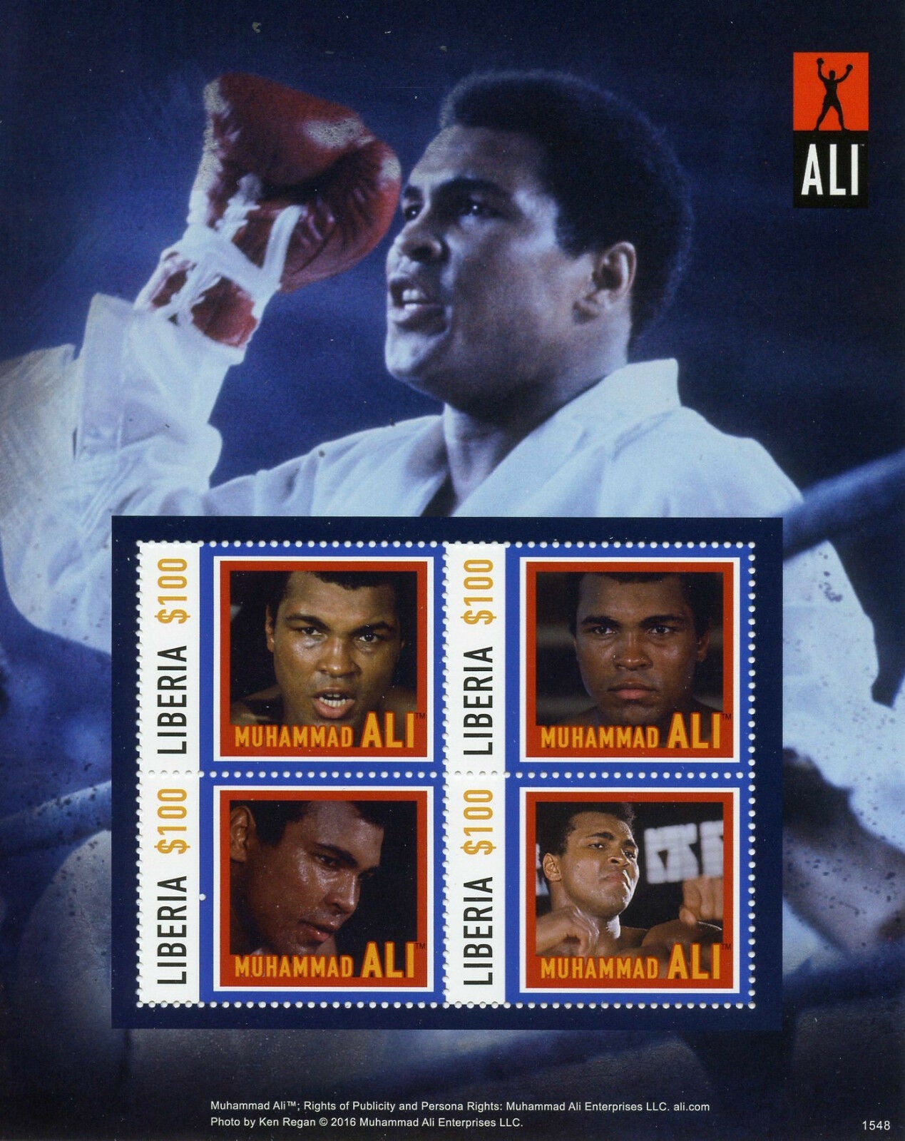 Liberia 2015 MNH Boxing Stamps Muhammad Ali Famous People Sports 4v M/S