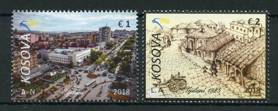 Kosovo 2018 MNH Gjilan Gjilane Gjilani 2v Set Tourism Architecture Stamps