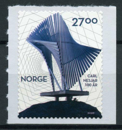 Norway Art Stamps 2020 MNH Carl Nesjar Cent Famous People Sculptures 1v S/A Set