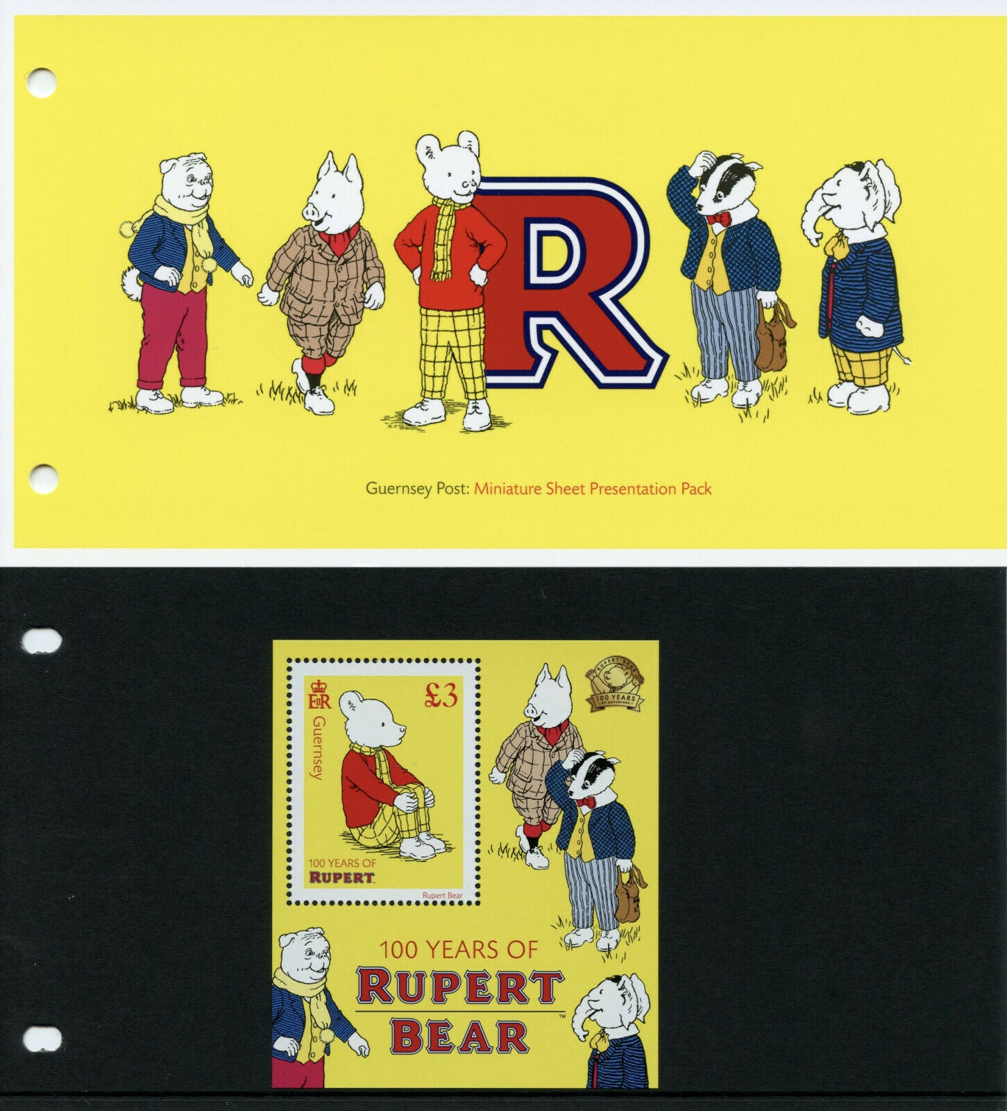Guernsey Comics Stamps 2020 MNH Rupert Bear Bill Badger 1v M/S Presentation Pack