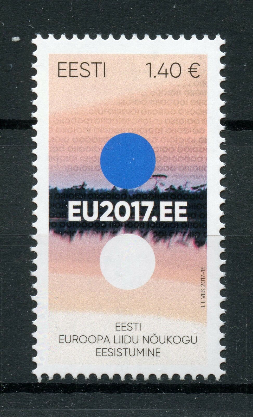 Estonia 2017 MNH Estonian Presidency EU Council EU2017.EE 1v Set Politics Stamps