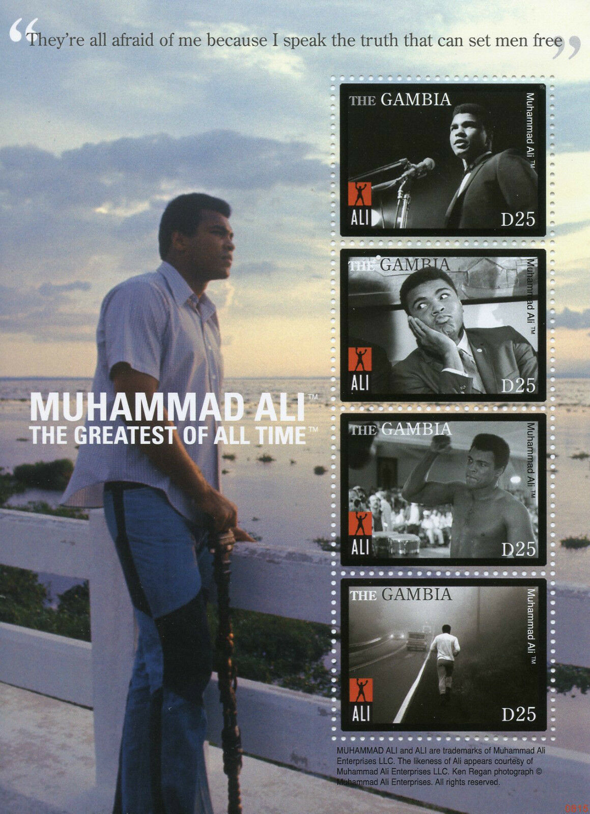 Gambia 2008 MNH Boxing Stamps Muhammad Ali Sports Famous People 4v M/S II