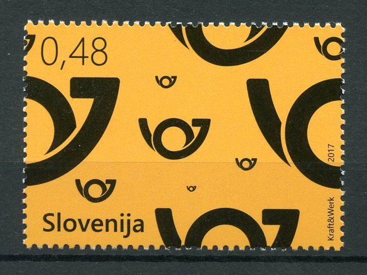 Slovenia 2017 MNH Postal Horn 1v Set Postal Services Stamps
