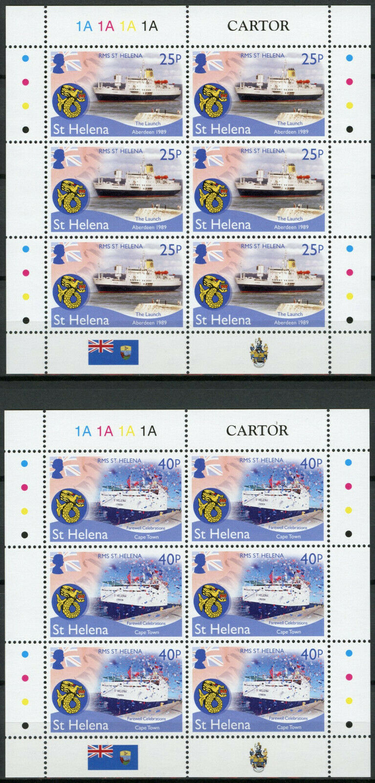 St Helena Ships Stamps 2018 MNH RMS St Helena Final Voyage Boats 4x 6v M/S
