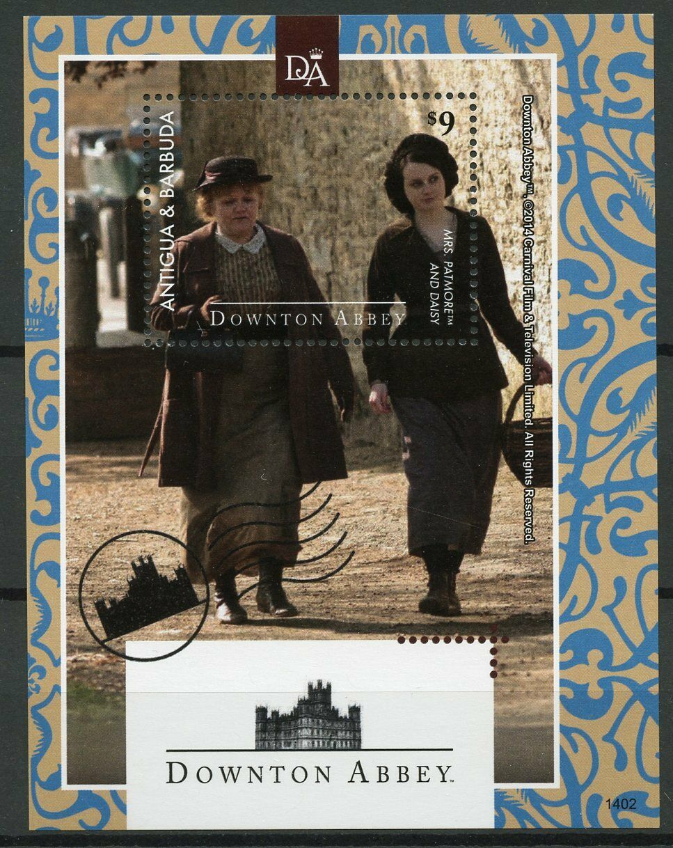 Antigua & Barbuda 2014 MNH Downton Abbey Mrs Patmore 1v S/S TV Series Stamps
