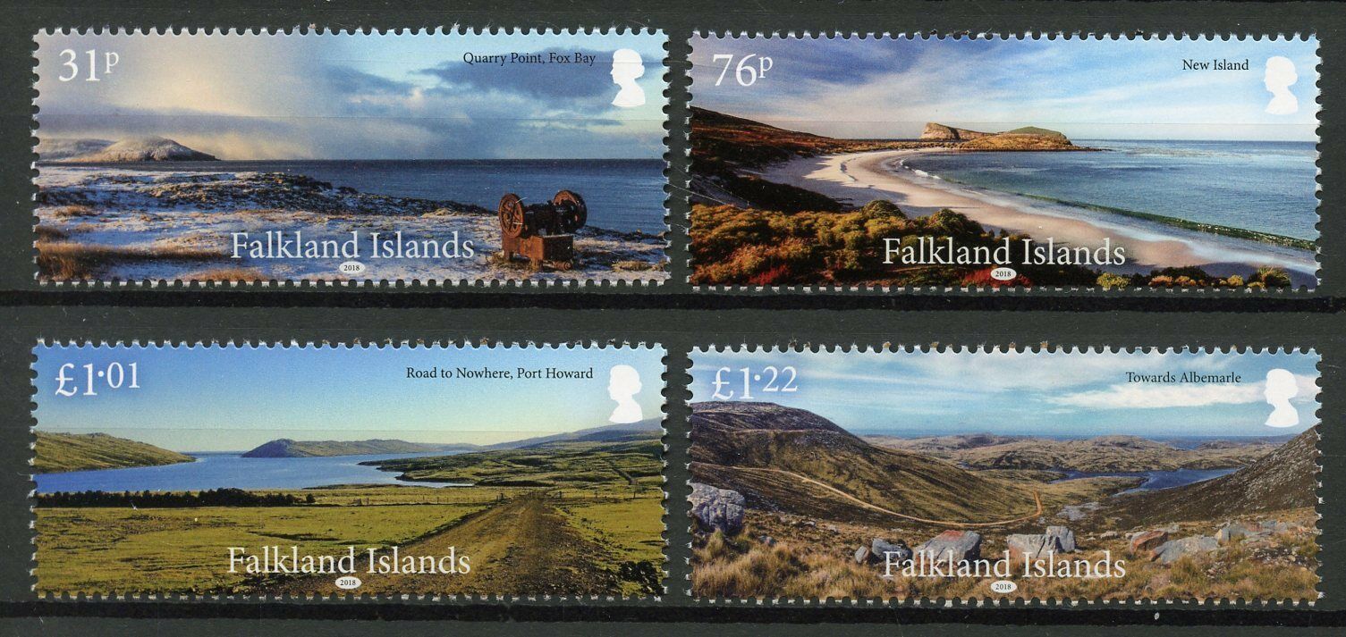 Falkland Islands 2018 MNH Landscapes Stamps Fox Bay Tourism Nature 4v Set