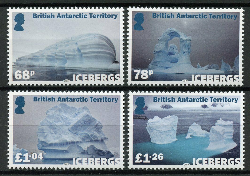 BAT 2019 MNH Landscapes Stamps Icebergs Photography 4v Set