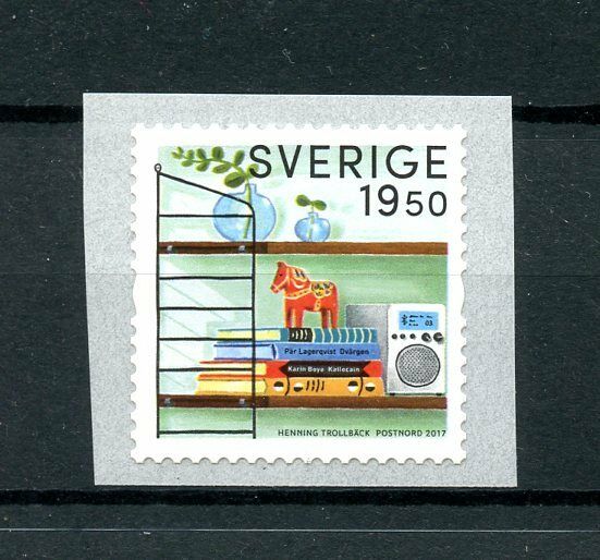 Sweden 2017 MNH Retro String Shelf 1v S/A Coil Stamp Stamps