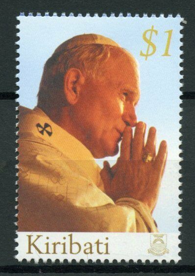 Kiribati Pope John Paul II Stamps 2005 MNH Memoriam Popes Famous People 1v Set