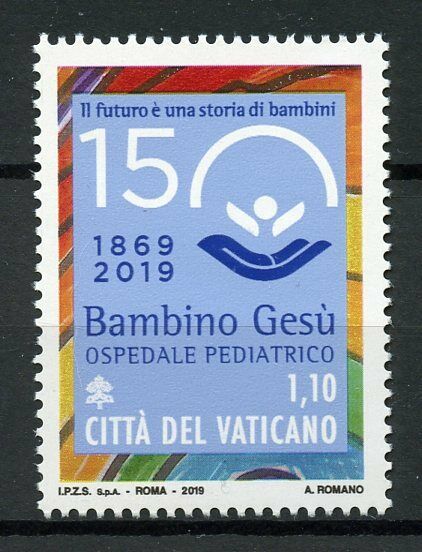 Vatican City 2019 MNH Bambino Gesu Pediatric Hospital Medical Health 1v Set