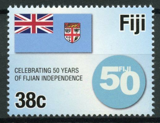 Fiji 2020 MNH Flags Stamps Fijian Independence 50 Years 1v Set