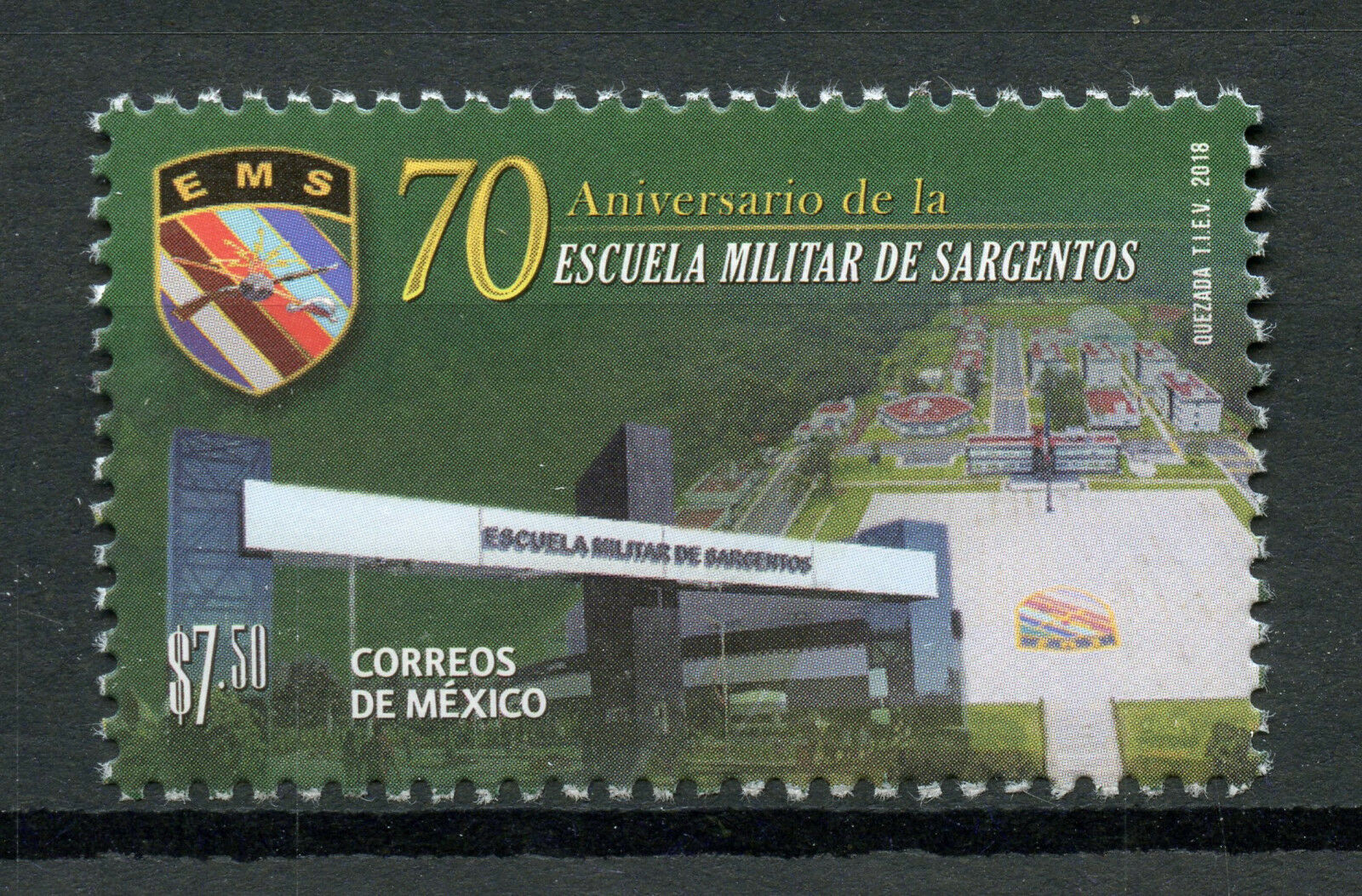 Mexico 2018 MNH Military School of Sergeants 70th Anniv 1v Set Education Stamps
