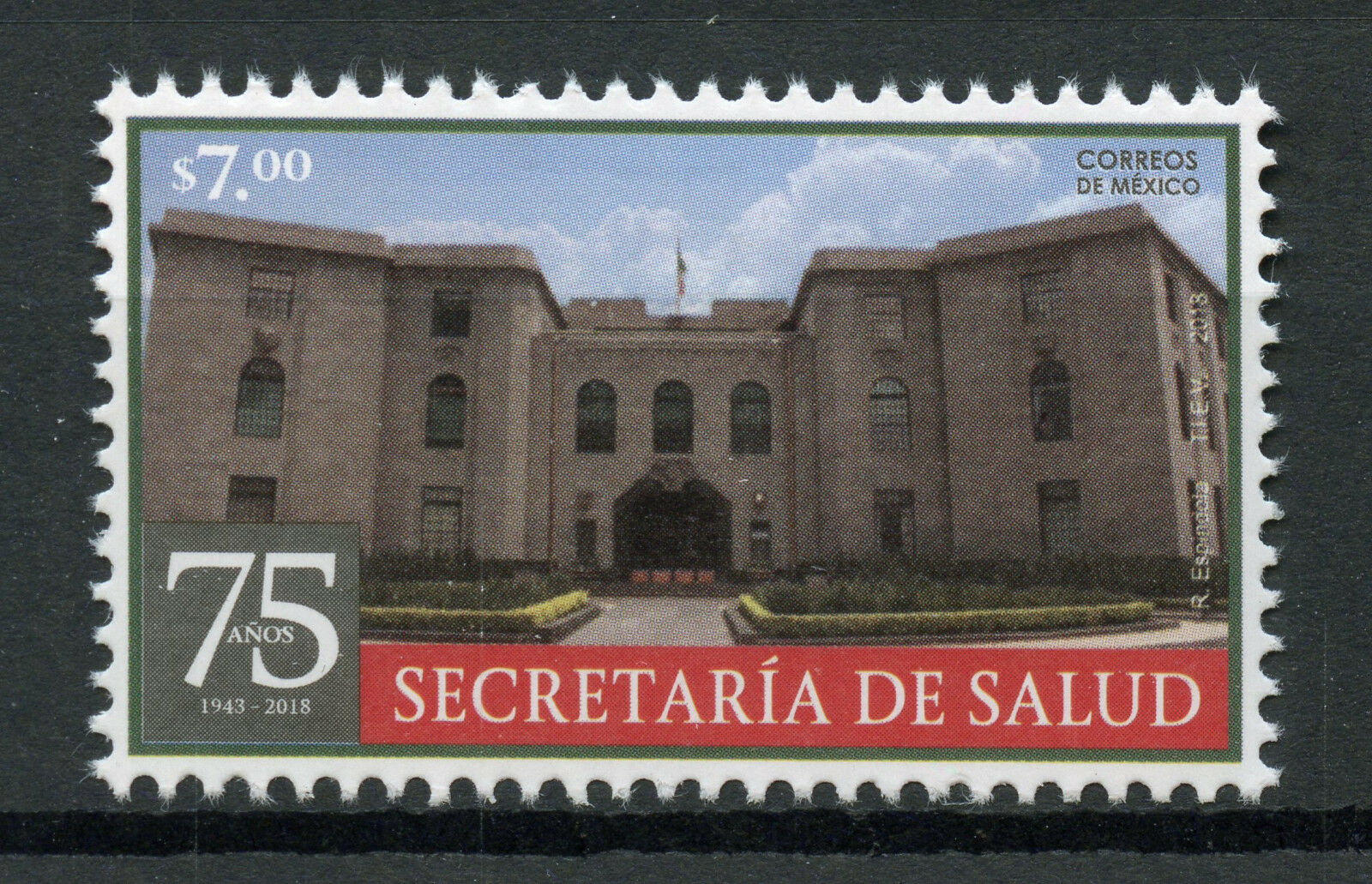 Mexico 2018 MNH Secretariat of Health 1v Set Architecture Medical Stamps