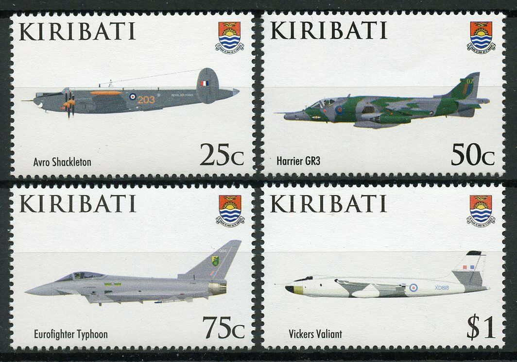 Kiribati 2008 MNH - RAF Royal Air Force 90th Anniv - Avro Aviation - 4v Set