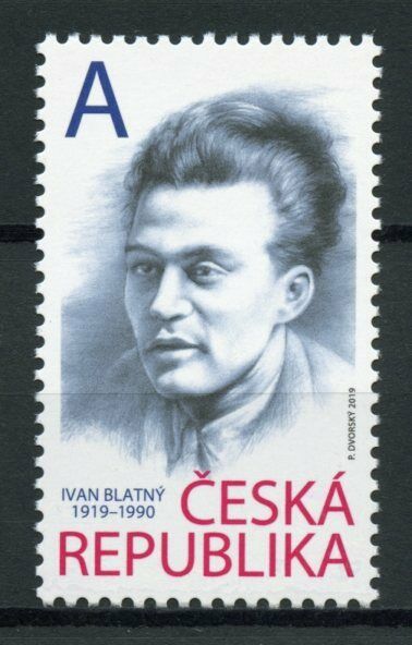 Czech Republic Famous People Stamps 2019 MNH Ivan Blatny Poets 1v Set