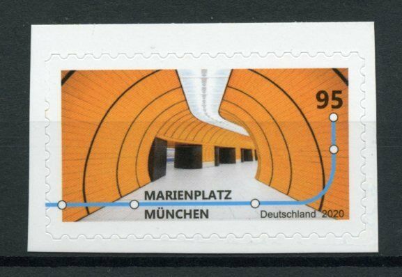 Germany Trains Stamps 2020 MNH Marienplatz Railway Station Architecture 1v S/A