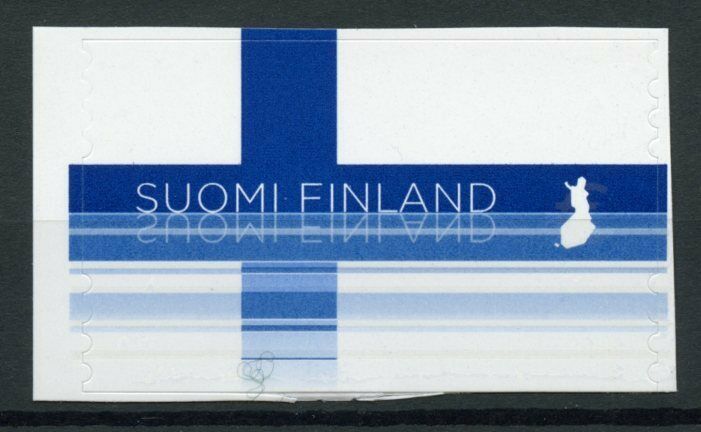 Finland Flags Stamps 2020 MNH Blue Reflection National Emblems 1v S/A Set