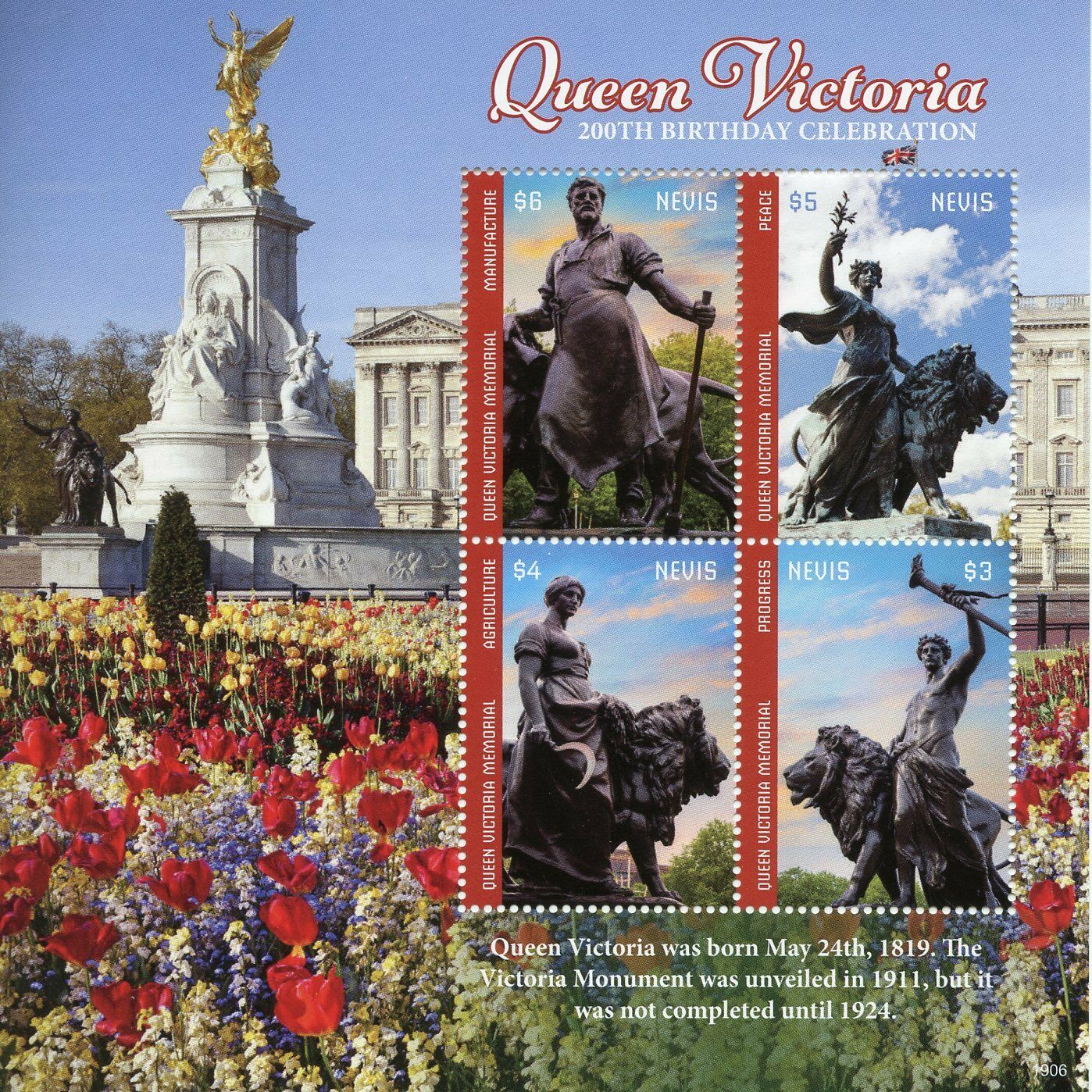 Nevis 2019 MNH Royalty Stamps Queen Victoria 200th Birthday 4v M/S II