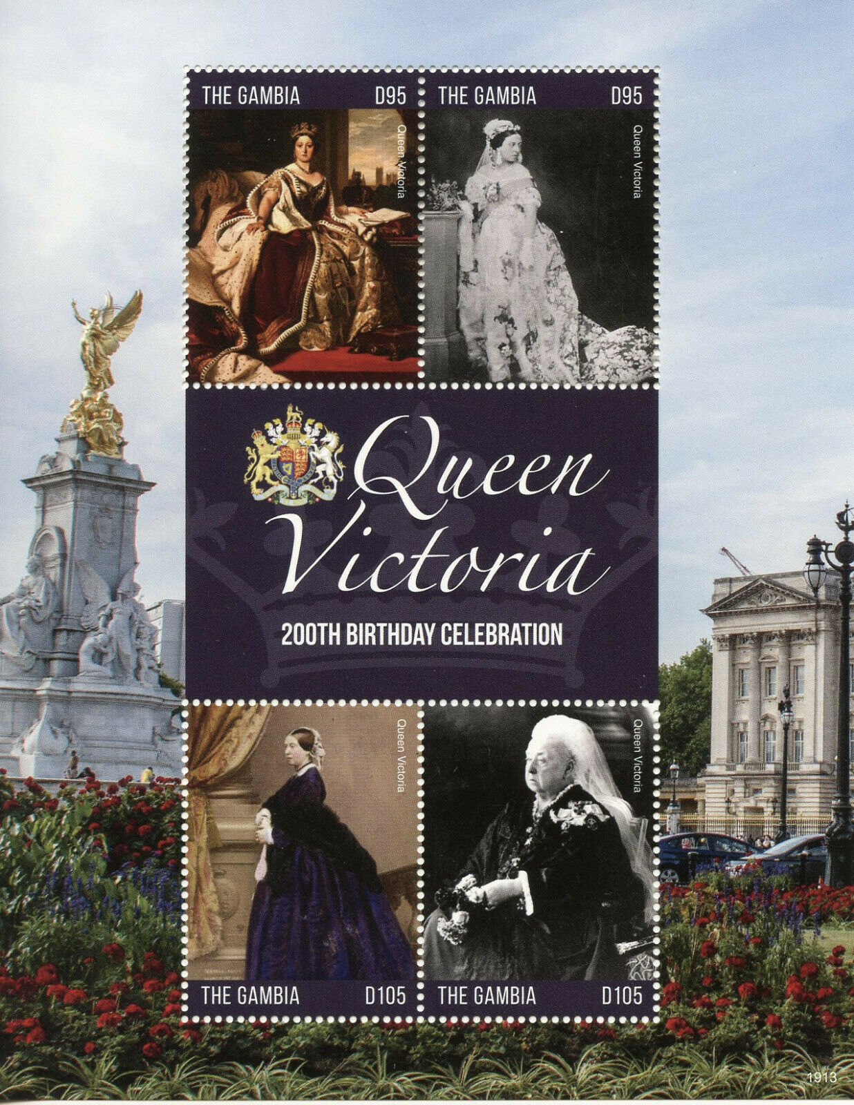 Gambia 2019 MNH Royalty Stamps Queen Victoria 200th Birthday Art 4v M/S