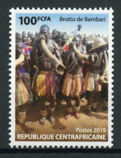 Central African Rep Cultures & Traditions 2020 MNH Brotto of Bambari 1v Set I