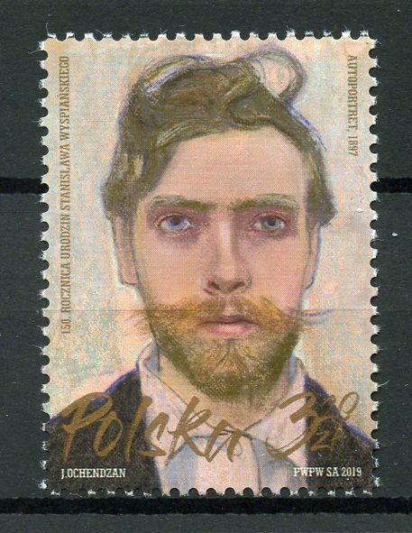 Poland 2019 MNH Stanislaw Wyspianski Playwright Poet Painter 1v Set Art Stamps