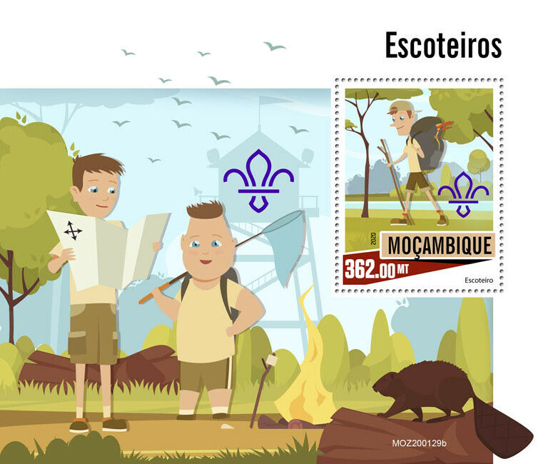 Mozambique 2020 MNH Scouting Stamps Boy Scouts 1v S/S