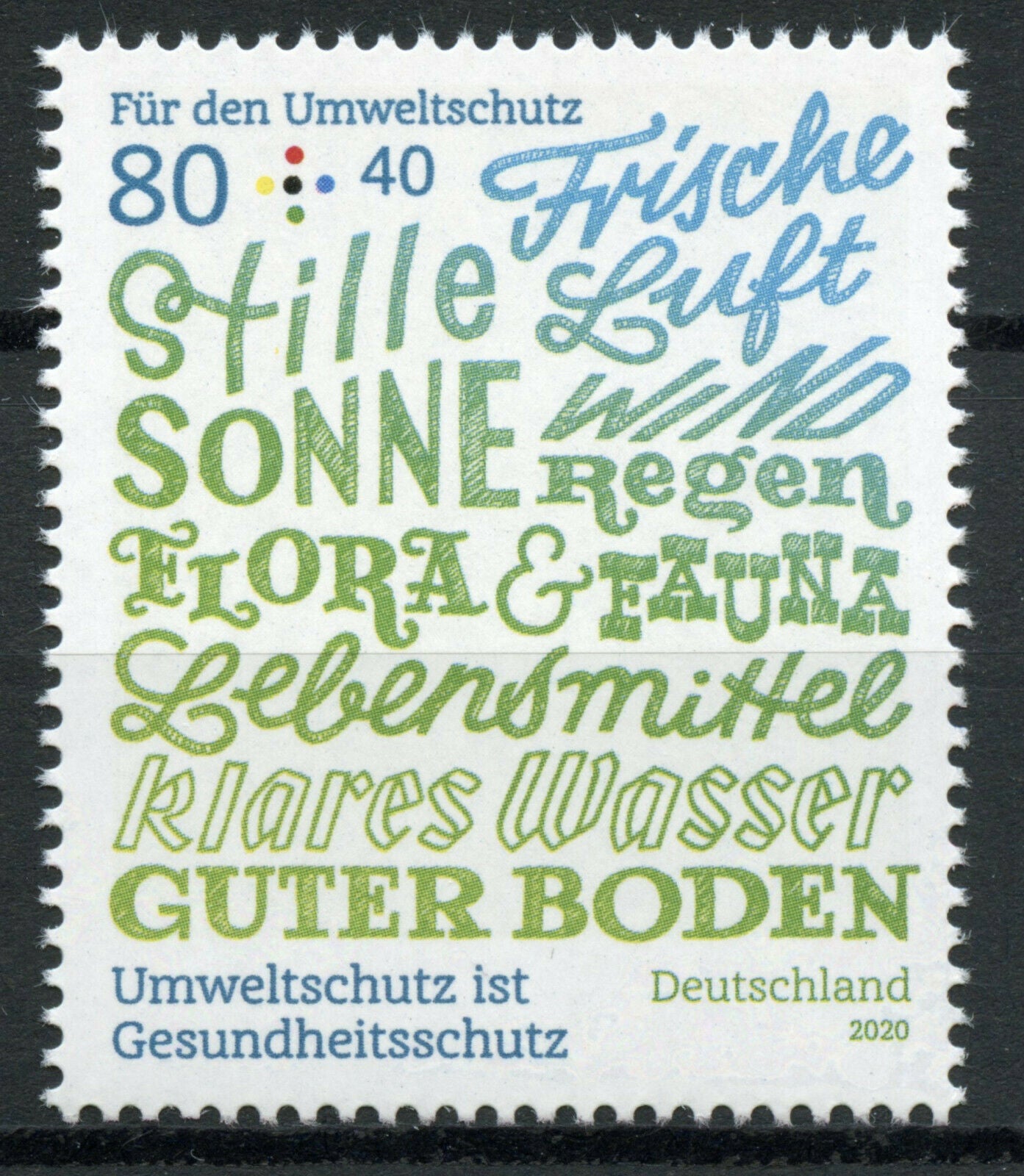 Germany Stamps 2020 MNH Environment & Health Protection 1v Set