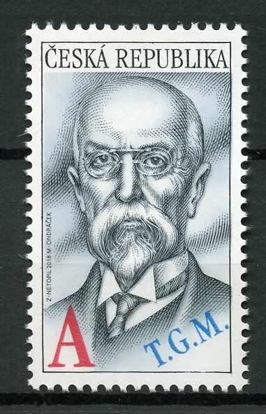 Czech Republic 2018 MNH Tomas Garrigue Masaryk 1v Set Politician People Stamps