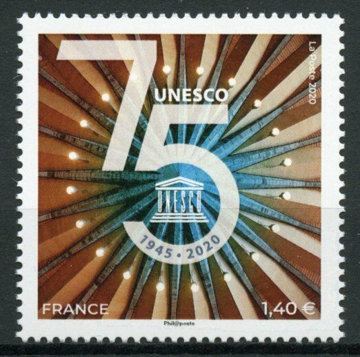France UNESCO Stamps 2020 MNH 75 Years United Nations UN 1v Set