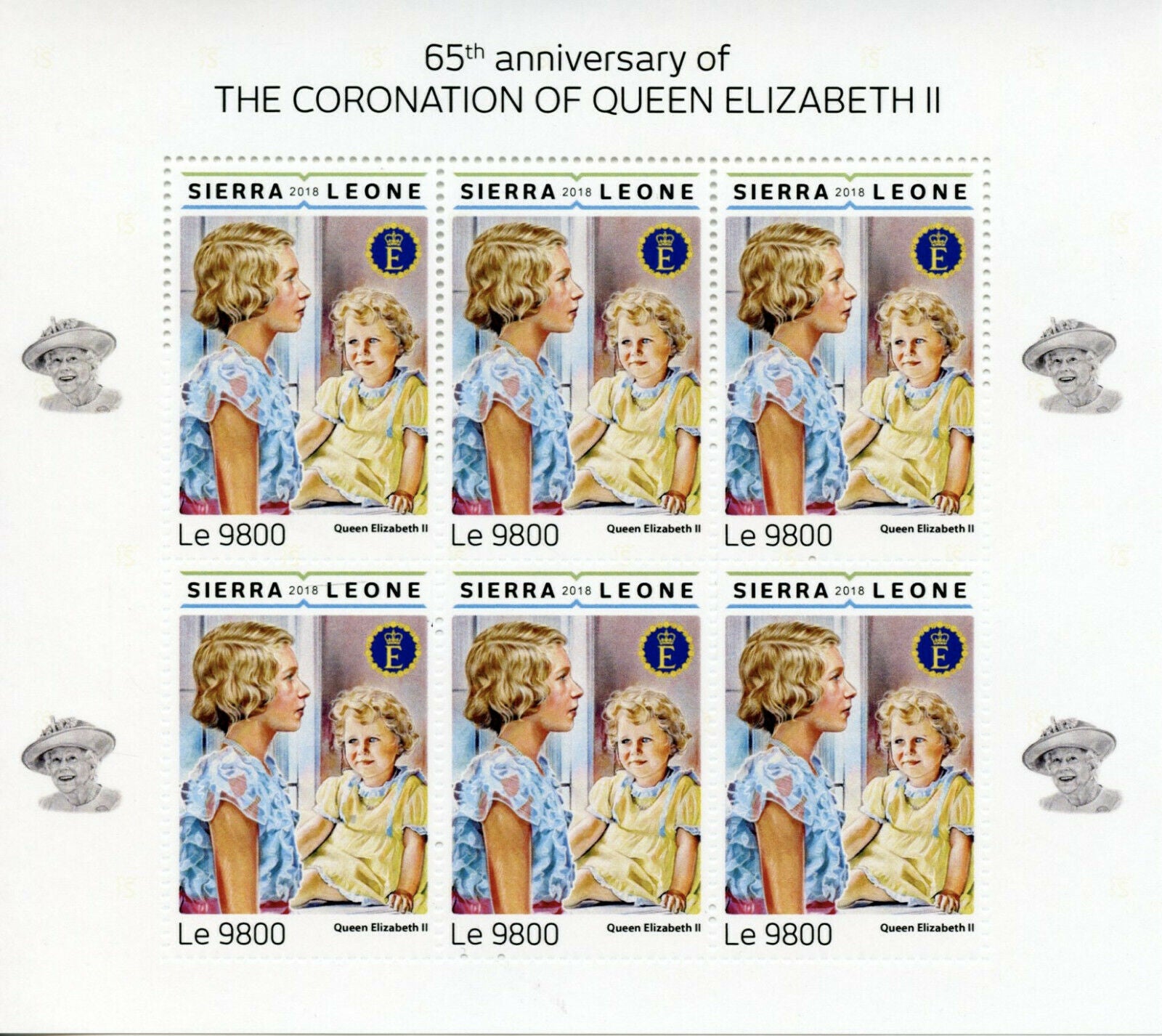 Sierra Leone 2018 MNH Royalty Stamps Queen Elizabeth II Coronation 4x 6v M/S